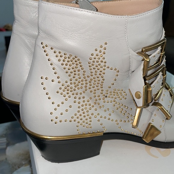 IMMACULATE Chloe Susanna Short Studded Boots Sz 37.5 - Picture 6 of 14